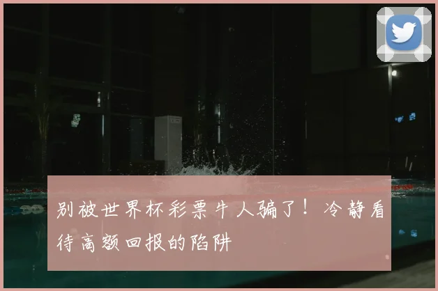 别被世界杯彩票牛人骗了!冷静看待高额回报的陷阱